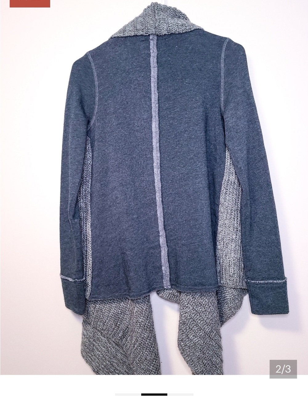 ANTHRO SATURDAY SUNDAY Chuncky Knit Green Cardigan